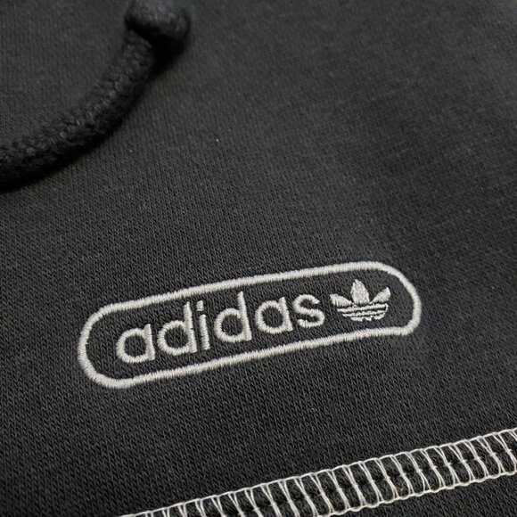 Men's Adidas 3 Stripe Hoodie. Small - Picture 2 of 4